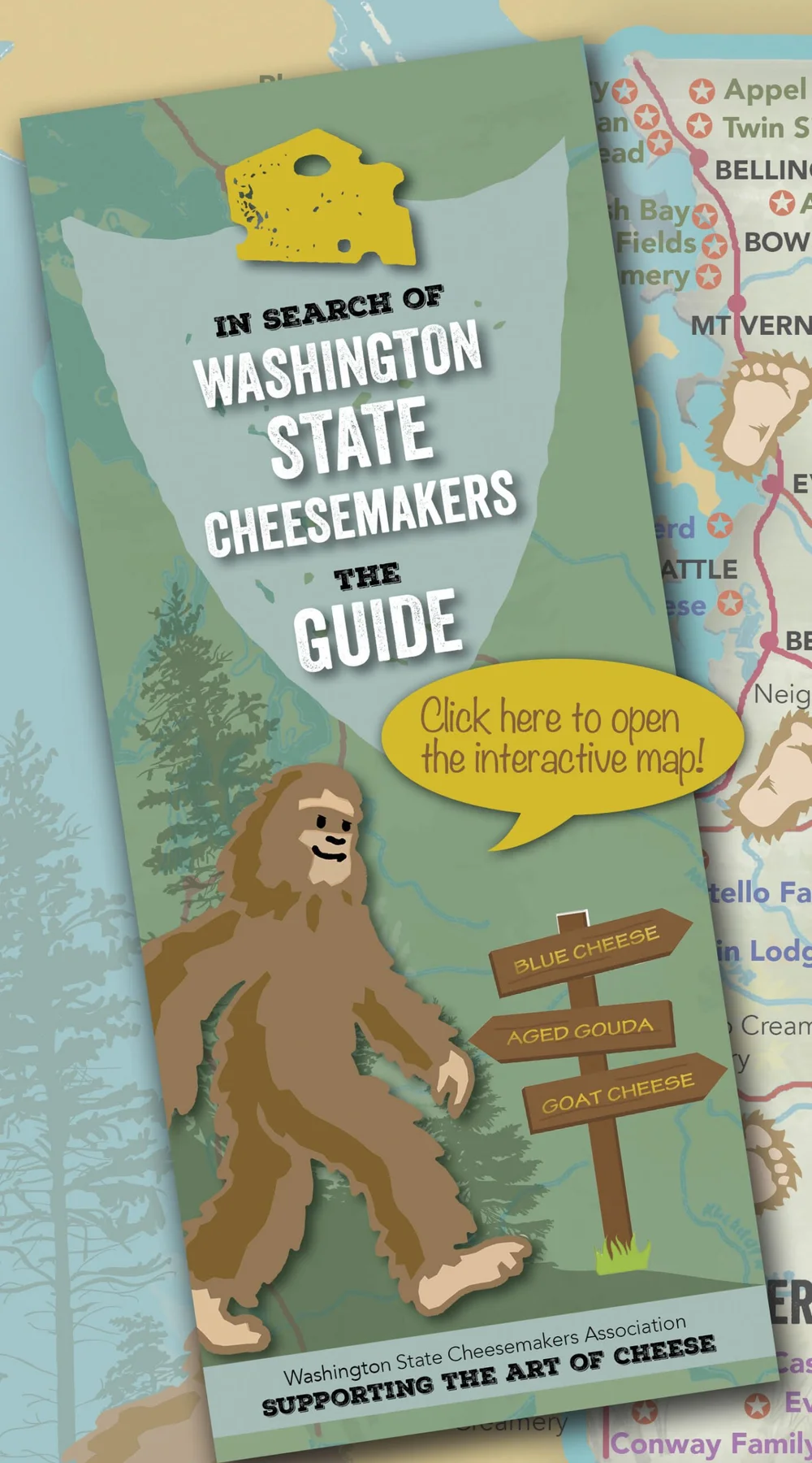 Washington cheese map